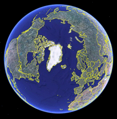 arctic map